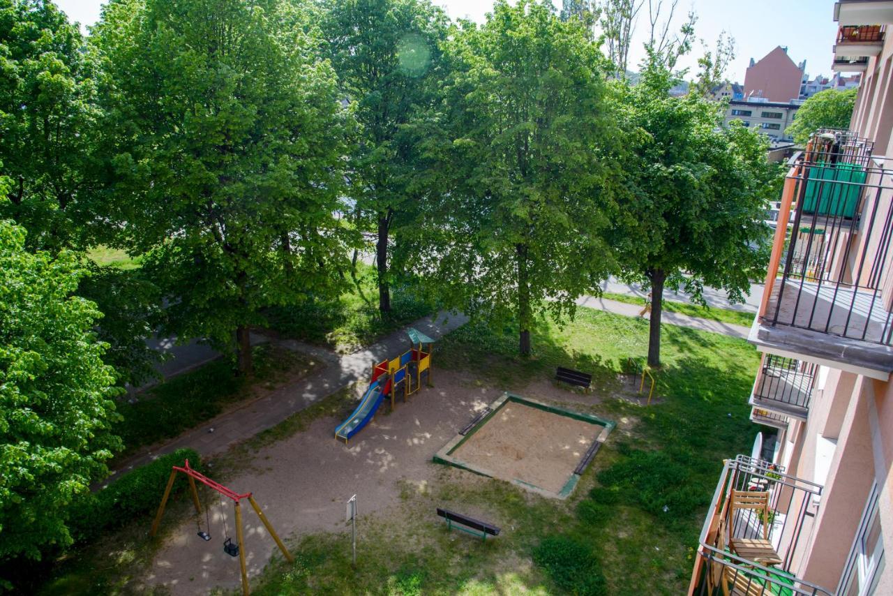 Lejlighed i Lang Gardens på 46 m². Soveværelser: 3. Private badeværelser: 1. Gdańsk Eksteriør billede