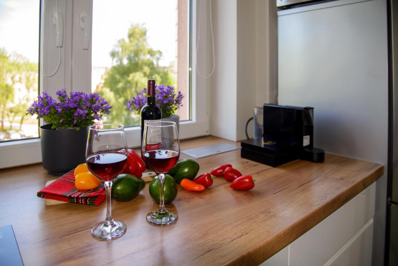 Lejlighed i Lang Gardens på 46 m². Soveværelser: 3. Private badeværelser: 1. Gdańsk Eksteriør billede