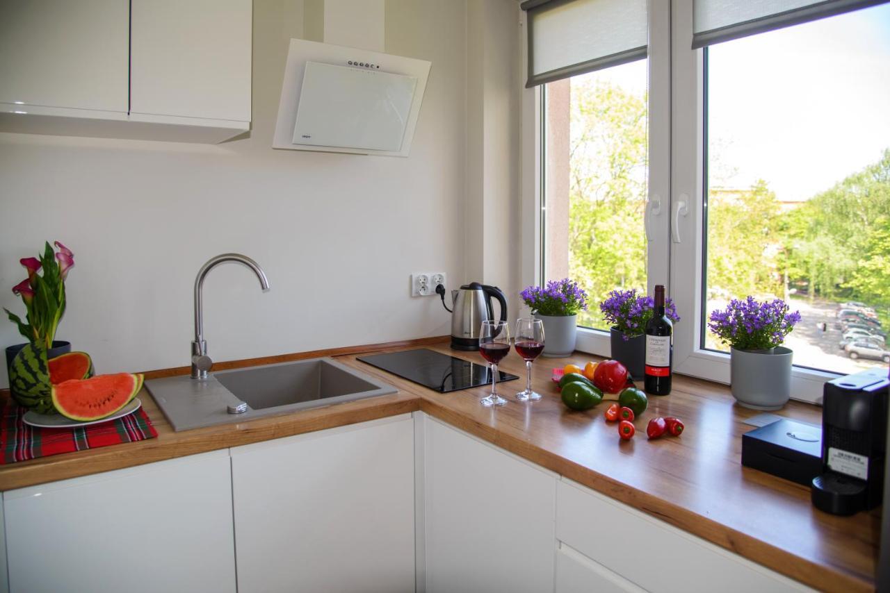 Lejlighed i Lang Gardens på 46 m². Soveværelser: 3. Private badeværelser: 1. Gdańsk Eksteriør billede